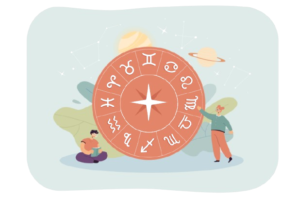 tiny persons and horoscope circle with zodiac signs removebg preview